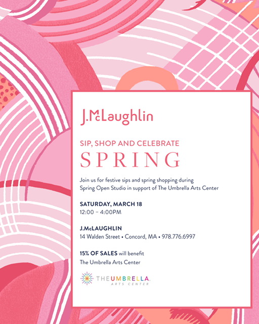 JMcLaughlin Spring Sale to benefit The Umbrella