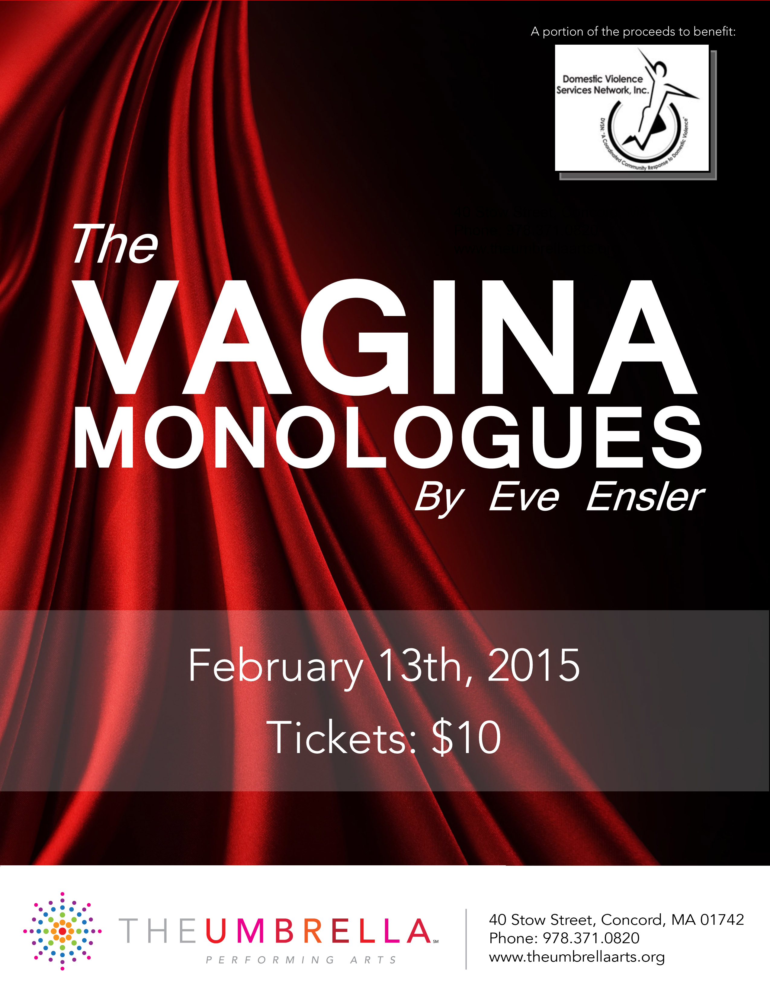 The Vagina Monologues The Umbrella Arts Center