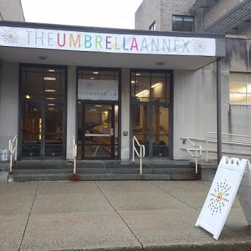 The Umbrella Annex Entrance