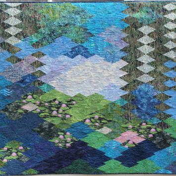 Monet Quilt by Cathy Papazian - Earth Month 2020 Exhibition Monet Quilt by Cathy Papazian - Earth Month 2020 Exhibition