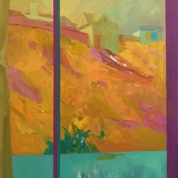 Nicholas Anthony Mancini - Green Porch - Oil on Canvas 46"x40" 2018 Nicholas Anthony Mancini - Green Porch - Oil on Canvas 46"x40" 2018
