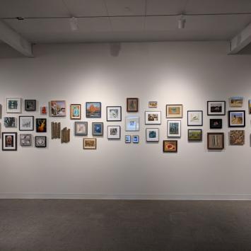 Off the Wall 2018 Gallery show with small works