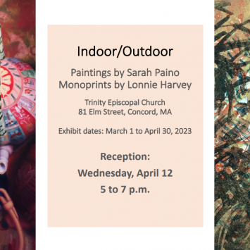 Exhibition Invitation - Sarah Paino & Lonnie Harvey